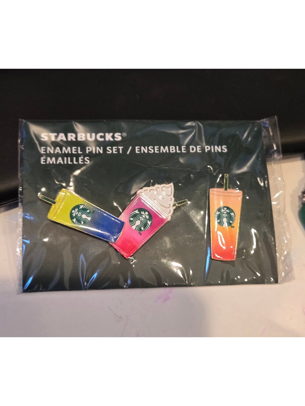 Starbucks Enamel Pin Set - Colorful Drink Designs